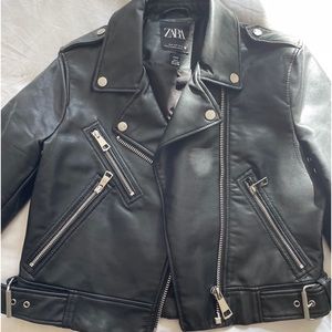 Zara leather jacket